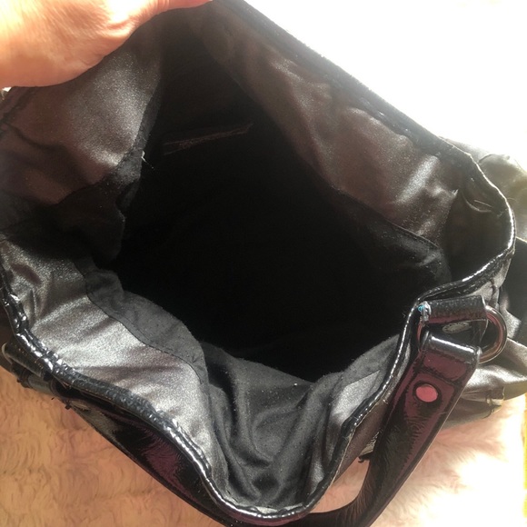 Kenneth Cole Reaction satchel bag metallic look fabric - Picture 10 of 14